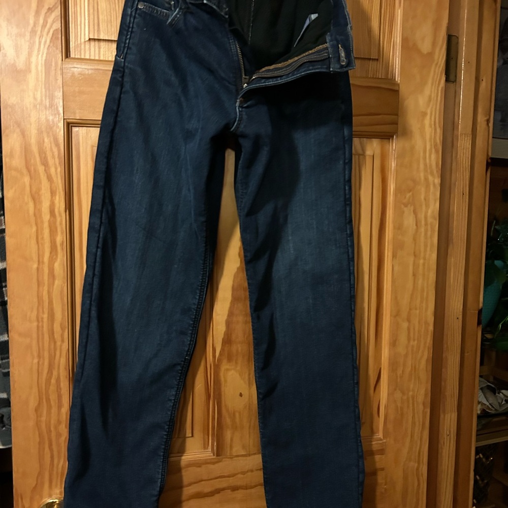 Carhartt Men's Dark Blue Straight Jeans